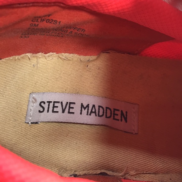 Steve Madden Cliff Chunky Wedge Sneaker Size 9 - Picture 9 of 9